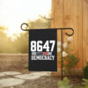 8647 hands off democracy Flag