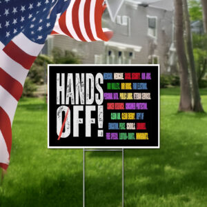 Anti Trump Anti Maga, Resist 8647, Hands Off Yard Sign