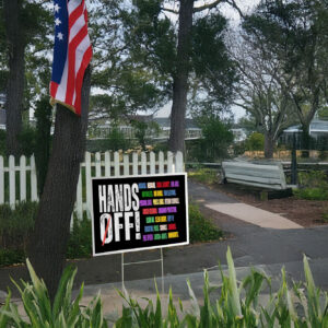 Anti Trump Anti Maga, Resist 8647, Hands Off Yard Sign