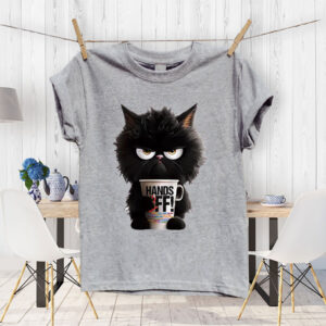 Black Cat Hands Off 2025 T-Shirt