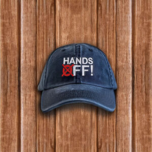 Embroidered Hands Off Protest Hat