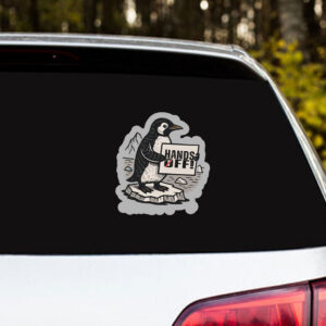 FDT Penguins Hands Off 2025 Sticker ,Car Magnet