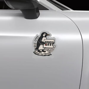 FDT Penguins Hands Off 2025 Sticker ,Car Magnet