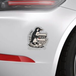 FDT Penguins Hands Off 2025 Sticker ,Car Magnet