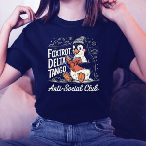 Foxtrot Delta Tango – Resist Penguin, Anti Social Clud T-Shirt
