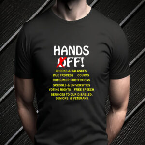Hands Off 2025 Free Speech T-Shirt