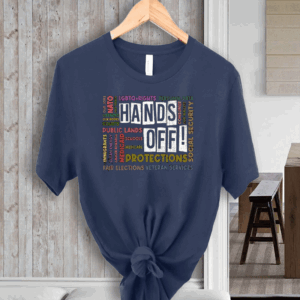 Hands Off 2025 T-Shirt Anti Trump