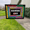 Hands Off, Anti Oligarchy Resist 8647 Yard Protest Political Outdoor Signs