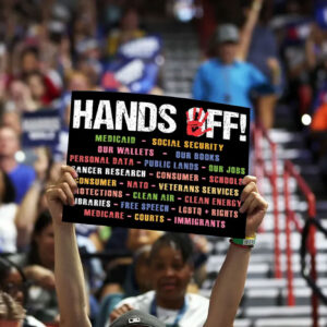 Hands Off, Anti Trump Anti Maga FDT 2025 Yard Sign