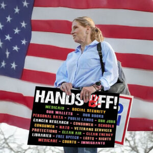 Hands Off, Anti Trump Anti Maga FDT 2025 Yard Sign