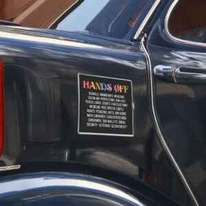 Hands Off Car Magnet or Bumper Sticker