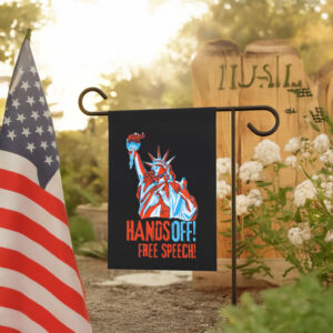 Hands Off Free Speech 2025 Flag