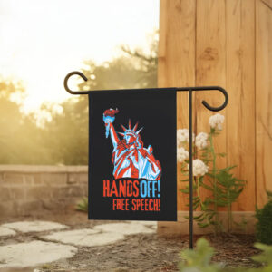 Hands Off Free Speech 2025 Flag