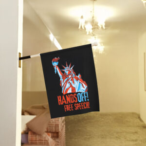 Hands Off Free Speech 2025 Flag