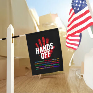 Hands Off Keep Your Control Away 2025 Flag