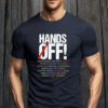 Hands Off Medicaid Medicare Social Security 2025 T-Shirt