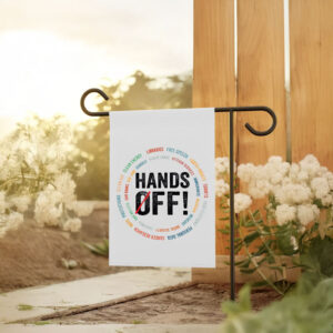 Hands Off Medicaid Medicare Social Security Flag
