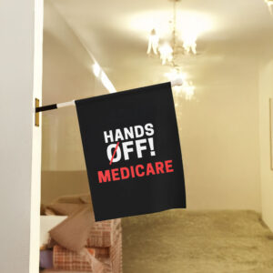 Hands Off Medicare 2025 Flag