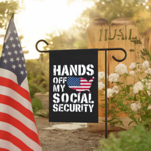 Hands Off My Social Security Cowgirl 2025 Flag