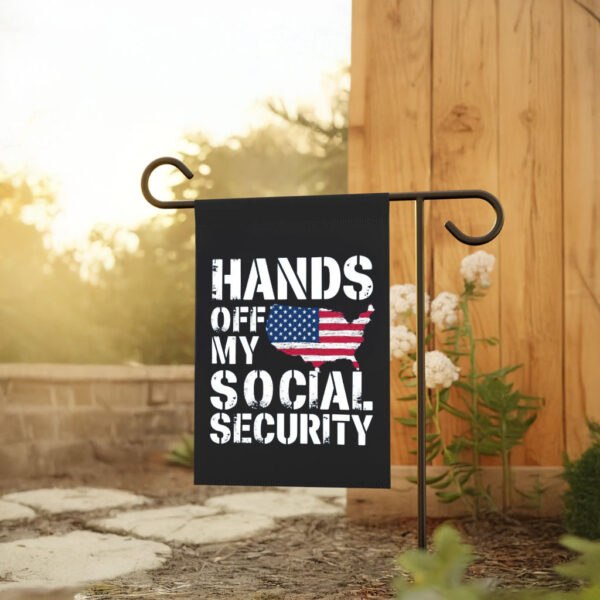 Hands Off My Social Security Cowgirl 2025 Flag