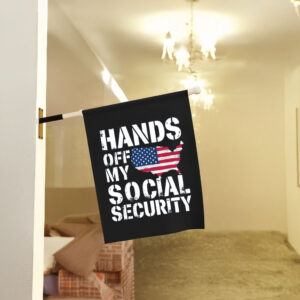 Hands Off My Social Security Cowgirl 2025 Flag
