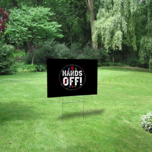 Hands Off My Social Security Cowgirl Yard Signs