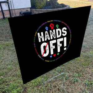 Hands Off My Social Security Cowgirl Yard Signs