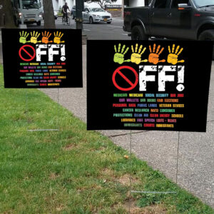 Hands Off My Social Security, Don't Touch Yard Sign