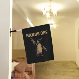 Hands Off Penguin 2025 Flag
