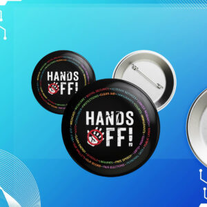 Hands Off Protest 2025 Button