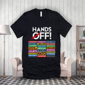 Hands Off Protest, Anti Trump Anti Musk 2025 T-Shirt