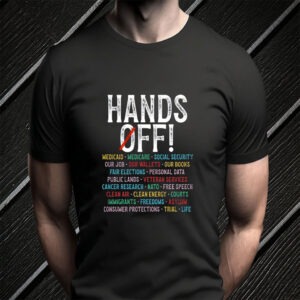Hands Off Protest, Free Speech Environmental Rights 2025 T-Shirt