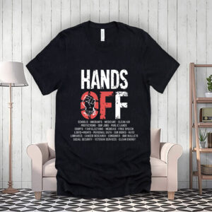 Hands Off Protest, Free Speech Environmental Rights T-Shirts