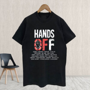 Hands Off Protest, Free Speech Environmental Rights T-Shirts