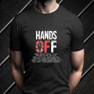 Hands Off Protest, Free Speech Environmental Rights T-Shirts