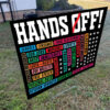 Hands Off Protest, Medicare 2025 Yard Sign