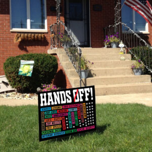 Hands Off Protest, Medicare 2025 Yard Sign