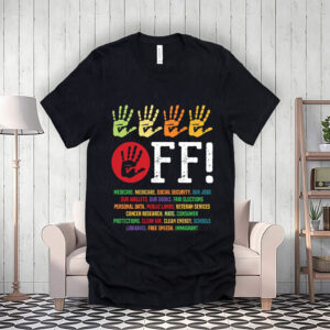 Hands Off Protest, Medicare, Social Securiity 2025 T-Shirt
