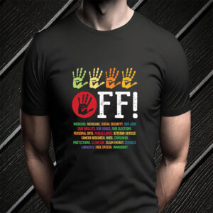 Hands Off Protest, Medicare, Social Securiity 2025 T-Shirt