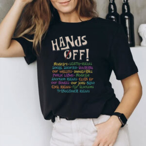Hands Off Protest Message 2025 T-Shirt