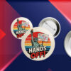 Hands Off Protest, Political Activism 2025 Button