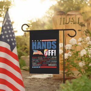 Hands Off Protest, Political Activism, Anti Trump Flag
