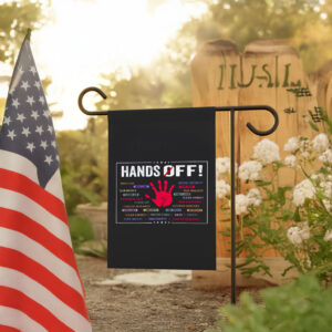 Hands Off Protest, Political Statement 2025 FLag