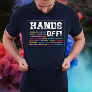 Hands Off Protest, Resist Hate 2025 T-Shirt