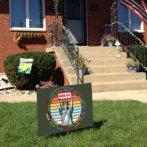 Hands Off Protest, Save Public Lands, Medicare, Social Security, Free Speech 2025 Yard Sign