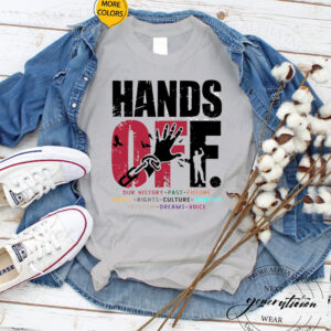Hands Off Protest, Save Public Lands Medicare Social Security Free Speech Environmental Rights 2025 T-Shirt