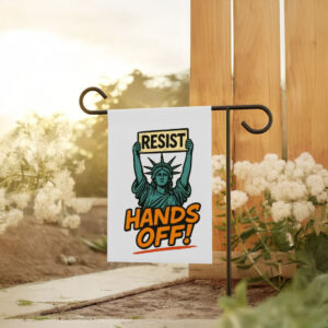 Hands Off Protest, Statue Of Liberty Resist 2025 Flag