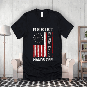 Hands Off Protest US Flag, We The Prople 2025 T-Shirt