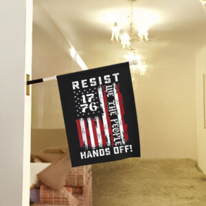Hands Off Protest Usa Flag 2025