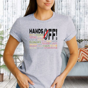 Hands Off Protest ,Veteran Sevices T-Shirt